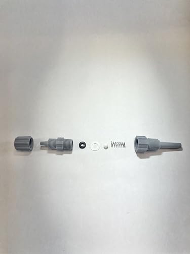 Controles de precisión: bomba de diafragma de flujo químico, 7 GPD máximo, 100 PSI, bomba dosificadora de 115 voltios, conexiones de tubo de succión y descarga de 3/8 pulgadas.