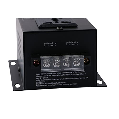 AC 110 V 220 V/25 A/10000 W driver de velocidad variable SCR Regulador de potencia de voltaje apto para Router Fan Motor Eléctrico Reóstato LMZ-10000K