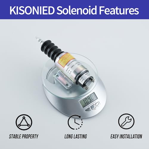 2001-12E2U1B1S1A - Solenoide de apagado de combustible SA-2606-A 3040174 FSS0065 2000-4505 para Woodward, Mitsubishi Mixer Camión, Snorkel Lift, UpRight Lift 12VDC