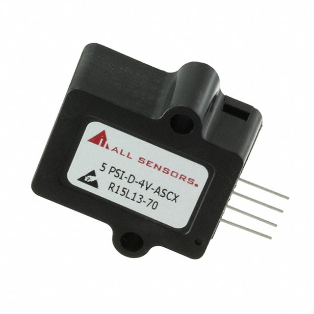 Amphenol All Sensors Corporation 5 PSI-D-4V-ASCX ASCX Diferencial ±5PSI (±34.47kPa)