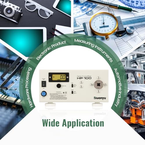 Huanyu HP-100 Digital Torquing Meter Torsion Meter Screw Driver Wrench Measure Tester With Calibration Certificate