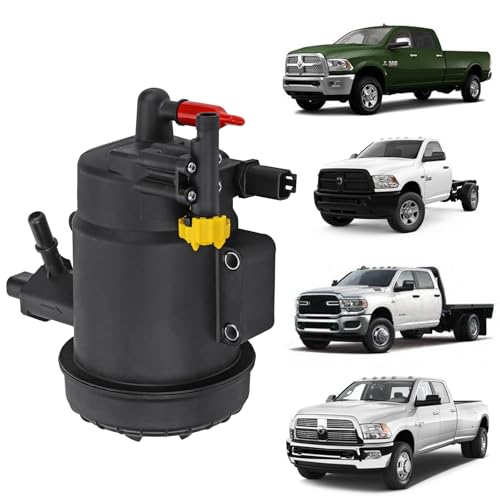 Conjunto de carcasa del filtro de combustible compatible con Ram Vehicle 2500 3500 4500 5500 2013-2018 6.7L Turbo Diesel Engine Replace# 68157291AA 68157290AB