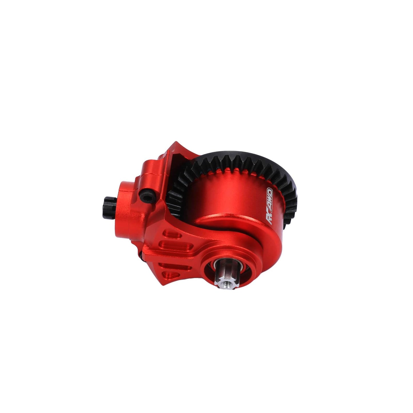 RCAWD Full Metal Gear F/R Juego de módulos de transmisión 1/10 Arrma Bigrock Granite Kraton Outcast Senton Vorteks 1/8 Infracción Typhon Vendetta Piezas de actualización (rojo)