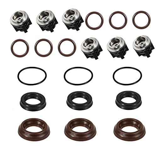 YMT AR1828 - Kit de presión de agua de repuesto para Annovi Reverberi 18 mm XR RK RKA RKV, nuevas válvulas + juntas tóricas