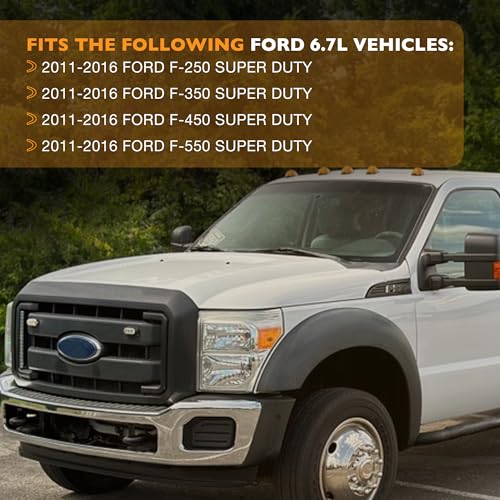 HQPASFY Calentador DEF de 6.7L, kit de calentador de depósito de líquido de escape diésel compatible con Ford F250, F350, F450, F550 Super Duty 2011-2016 Reemplaza# BC3Z5J225KA, BC3Z5J225L, 904372,