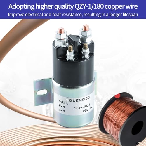165-4026 Solenoide de apagado de combustible 1654026 3T-0376 3T0376 para excavadora Caterpillar 311B 312 312B 312C 312CL 315 315B camión 769C 769D 771C 771C 77D 77777 B 773D 12VDC