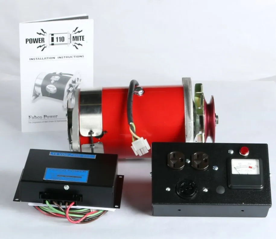 Nuevo Kit generador de PM-220 accionado por correa Fabco Power Mite con caja de control y PMVR-
