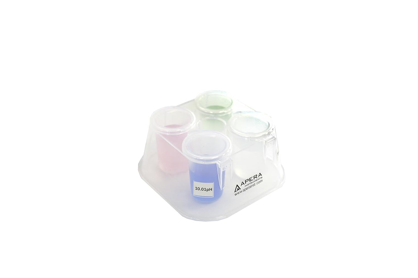 Apera Instruments, LLC-AI1104 Kit de solución tampón de calibración de pH de 16 onzas (pH 4.00, 7.00 y 10.01), más solución de almacenamiento 3M KCL y CalBox
