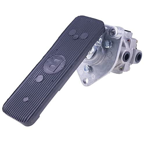 WQSING Válvula de freno de pie E6 con montaje de banda de rodadura 286171N 286171X compatible con Bendix KN22140 20QE3114R 170.286171E-6 Placa de montaje de válvula de circuito dual