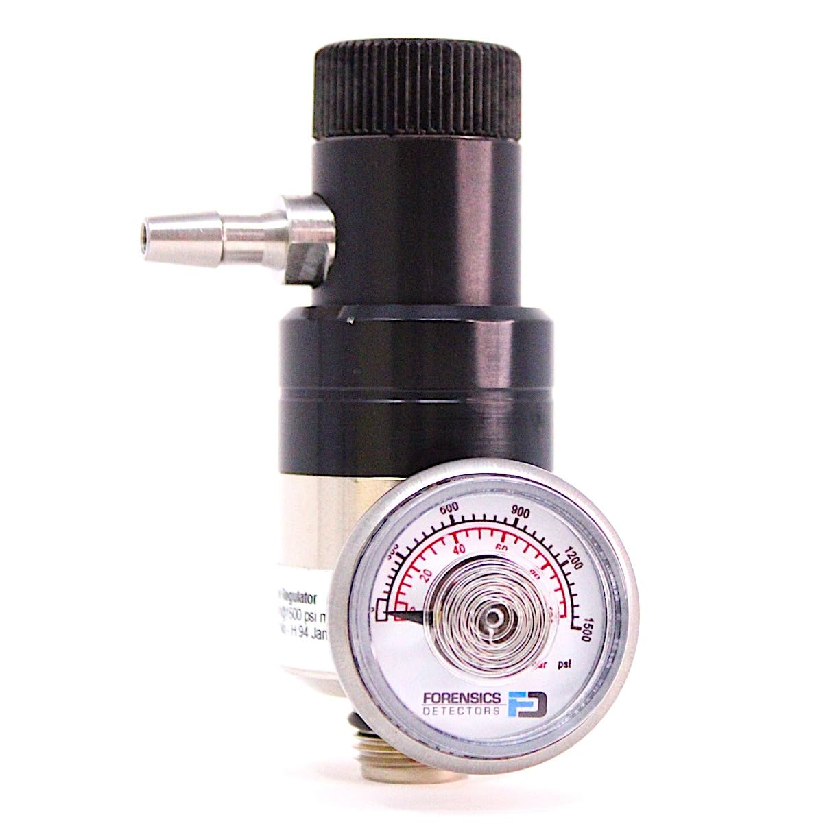 Adjustable Calibration Gas Regulator | Preset Flow 0.0-8.0 LPM | Compatible with GASCO, RAE, RKI, BW, Industrial Scientific, Forensics Detectors, CTI, MESA, AIRGAS | Nickel Plated Brass | C10 #NB-050-C10