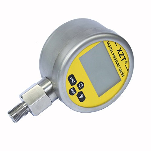 XZT medidor de presión hidráulica digital de 3.15 pulgadas, 0~14500 PSI-1/4 NPT, entrada de base