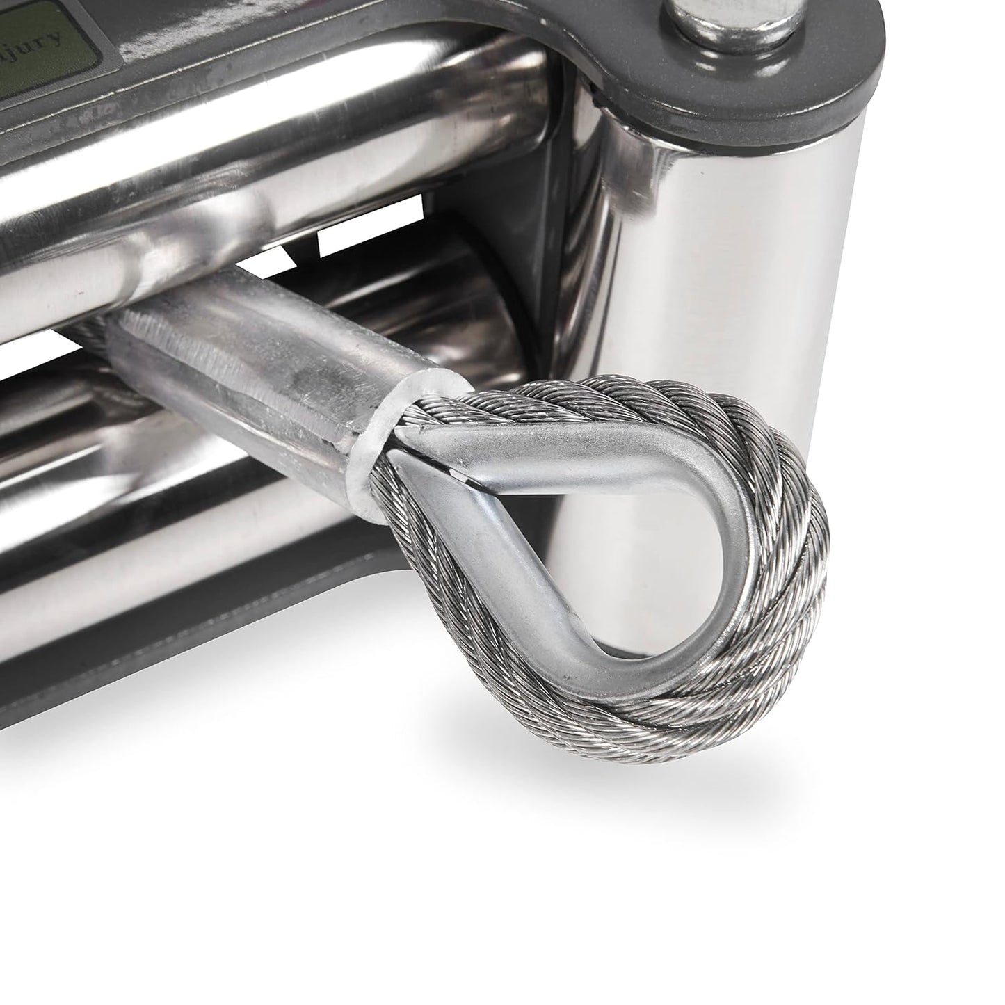 Warrior Winches Samurai 8,000 lbs 12v cabrestante eléctrico con cable de acero: perfecto para Jeep Wranglers, camiones, ATV y aventuras todoterreno. Controles inalámbricos