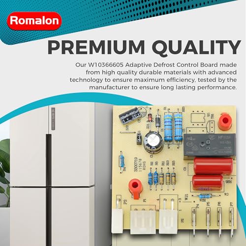 Romalon Fit - Placa de control de descongelación adaptable W10366605 - Pieza de repuesto para referenciador Whirl-pool sustituye a 2213456 2213457 2213475 W10135899