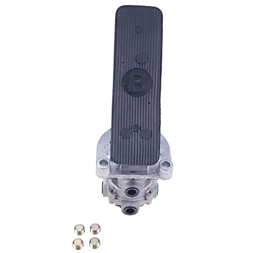 WQSING Válvula de freno de pie E6 con montaje de banda de rodadura 286171N 286171X compatible con Bendix KN22140 20QE3114R 170.286171E-6 Placa de montaje de válvula de circuito dual