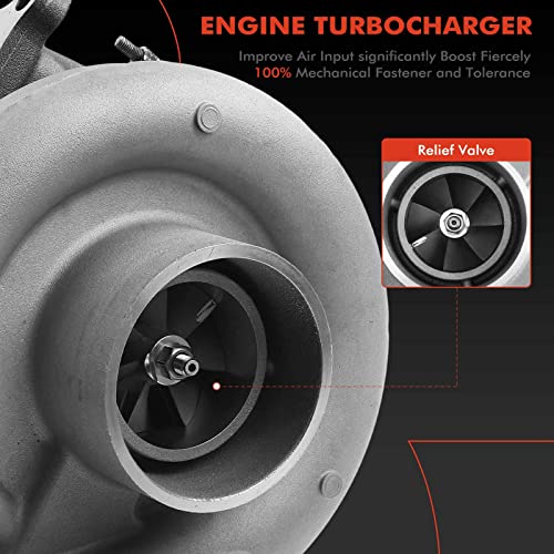 A-Premium HX55 HX55W Turbo Turbocompresor Kit compatible con Cummins Truck ISM ISME M11 Motor 1999-2012 10.8L