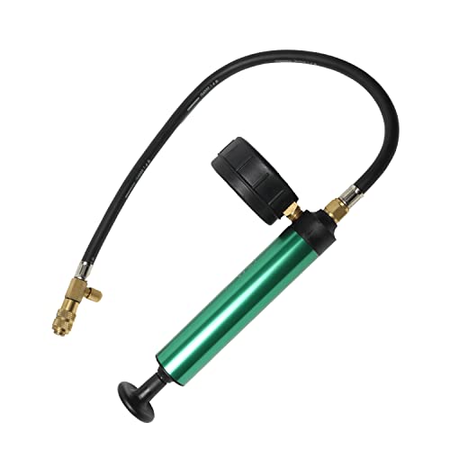 Kit de probador de presión de radiador, probador de presión de refrigerante universal Sistema de enfriamiento automotriz Probador de presión tipo vacío Kit de herramientas de recarga de