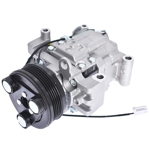 WFLNHB Compresor de CA y embrague de A/C, puertos de A/C, 5 ranuras de repuesto para Mazda 3 2004-2009 3 Sport 2009 reemplazo para Mazda 5 2006-2010 2.0L 2.3L CO 10759C 58463 BP4S61K00 CC43 455555 E