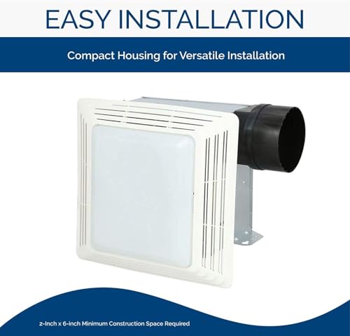 Broan 678 combinación de ventilador y luz, 678