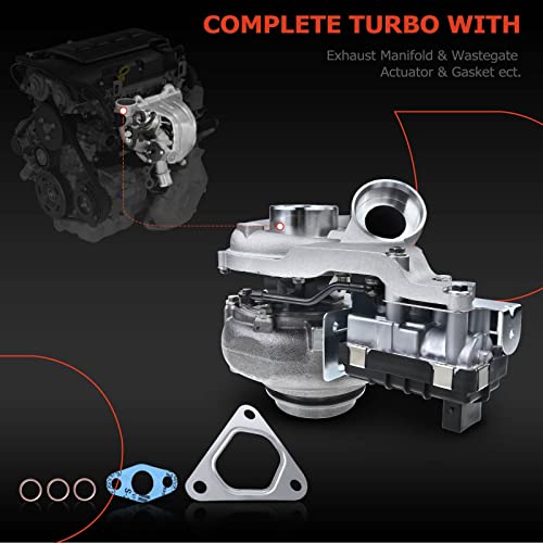A-Premium Turbocompresor con actuador turbo y junta compatible con Dodge Sprinter 2500 3500 2003-2006 L5 2.7L