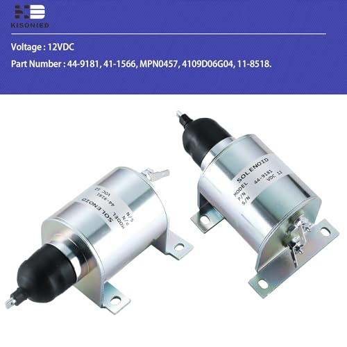 44-9181 Solenoide de apagado de combustible 41-1566 MPN0457 4109D06G04 11-8518 reemplazo para Thermo King SB SLX SL TS MD Series Engine SL100 SL200 SL300 TS200 TS300 TS500 SB1990 SB200 SB210 Yanmar