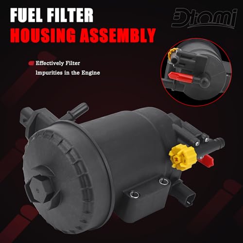 Conjunto de carcasa del filtro de combustible compatible con Ram Vehicle 2500 3500 4500 5500 2013-2018 6.7L Turbo Diesel Engine Replace# 68157291AA 68157290AB