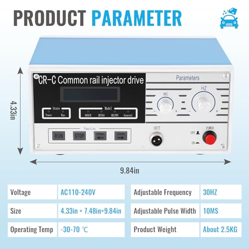 Common Rail Diesel Inyector Probador CR-C Common Rail Inyector Probador Diesel Common Rail Máquina de prueba de inyector Common Rail Inyector Diesel Drive Herramienta de reparación de combustible