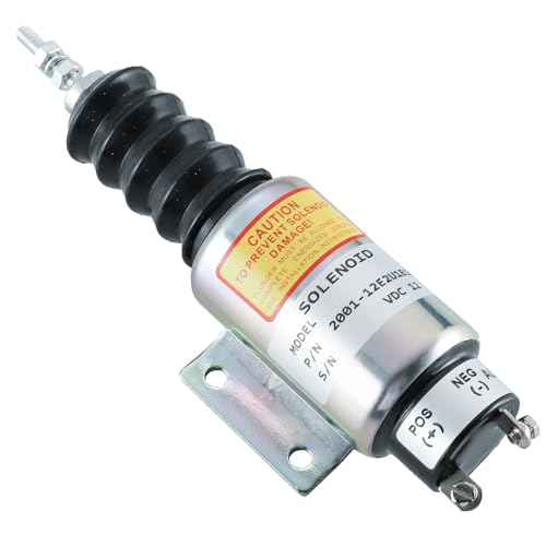 2001-12E2U1B1S1A - Solenoide de apagado de combustible SA-2606-A 3040174 FSS0065 2000-4505 para Woodward, Mitsubishi Mixer Camión, Snorkel Lift, UpRight Lift 12VDC