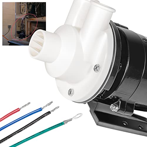 APTA92P10WD1 - Conjunto de motor de bomba de agua de repuesto para bomba de agua Hoshizaki incluye condensador, se adapta a modelos de máquinas de hielo Hoshizaki KM-450 THRU KM-900 KML-600MAH URC-12F