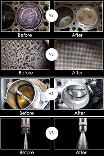 Kit limpiador de inyector de combustible sin desmontaje, probador de inyector sin desmontaje, juego de herramientas de limpieza de sistema de combustible para automóvil, 145PSI para automóviles de