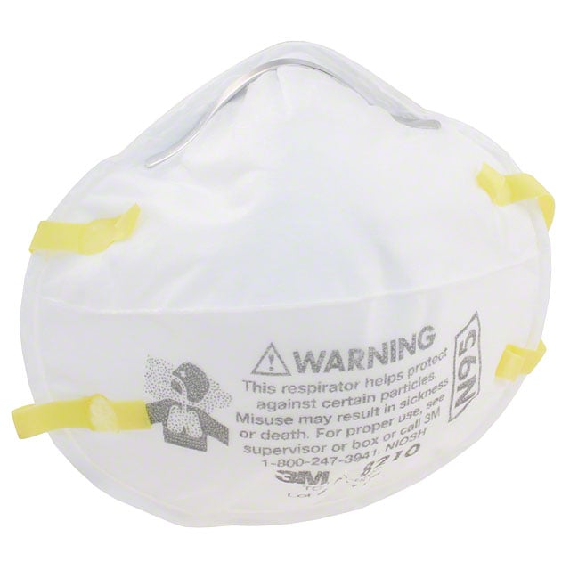 3M 8210 - Respirador de partículas desechable Blanco
