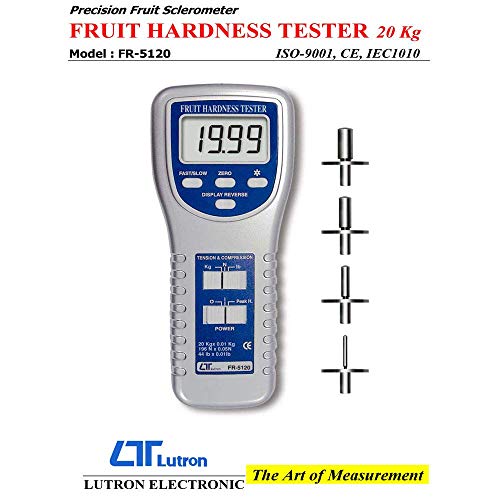 Durómetro de frutas | Esclerómetro de frutas | Probador de madurez de frutas | Penetrómetro | Probador de firmeza de fruta con alta precisión Modelo: FR-5120