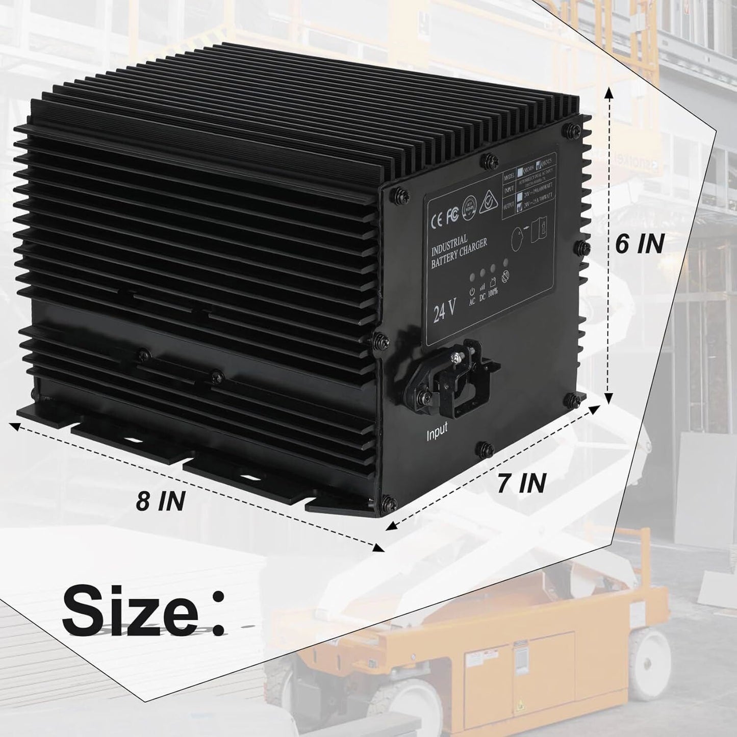 HB600 24B-24V Battery Charger 105739 96211 for Genie ,Skyjack, JLG Scissor Lifts