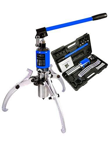 Kit De Extractor Hidráulico 15T – 3 Patas, Bomba Y Adaptadores, Para Rodamientos, Engranajes Y Bujes