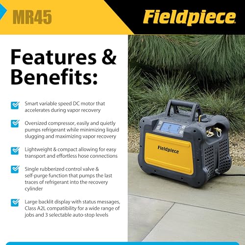 Fieldpiece MR45 equipo de recuperación