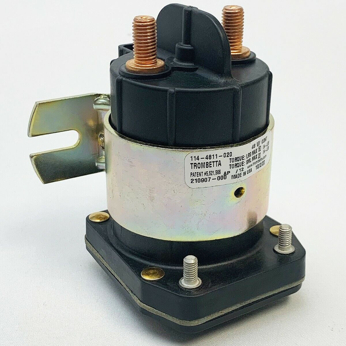 Trombetta 48 Volt Bear DC Contactor Part No. 114-4811-020