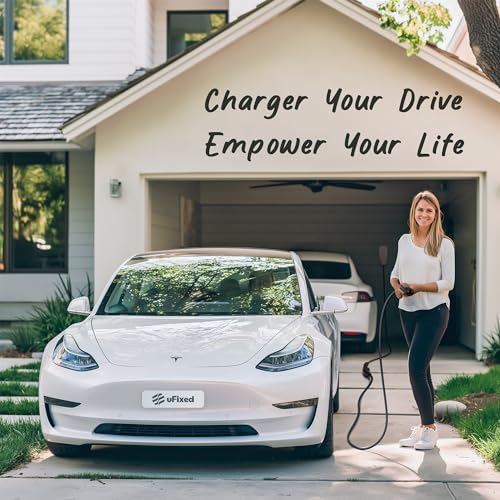 Cable de Extensión para Cargador Tesla 20 pies 50A 240V 12KW, Compatible con Tesla Gen 3 y Todos los Modelos, Incluyendo Cybertruck