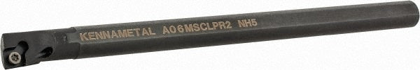 Kennametal Barra de mandrinar indexable: A06MSCLPR2, diámetro mínimo de 12,19 mm, mano derecha, diámetro de vástago de 9,53 mm, paso de -5 grados, acero Número de serie MSC 92200625 n.° 1094669