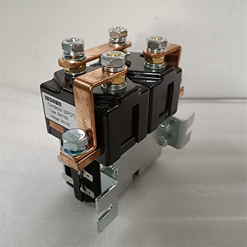 DC SPDT Motor Contactor de inversión 24V Bobina 200A Reemplazar Albright SW182 Cambio Solenoide Relé de polaridad inversa Interruptor de polaridad inversa Carretilla elevadora Vehículo eléctrico Manejo de materiales Carrito de golf Portador de personal