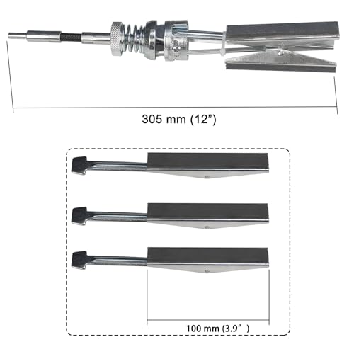 Cilindro de motor Hone Deglazer 2 pulgadas a 6-1/2 pulgadas ajustable 4 pulgadas hoja larga con 100 220 400 piedras de grano cilindro de pistón Hone con caja negra
