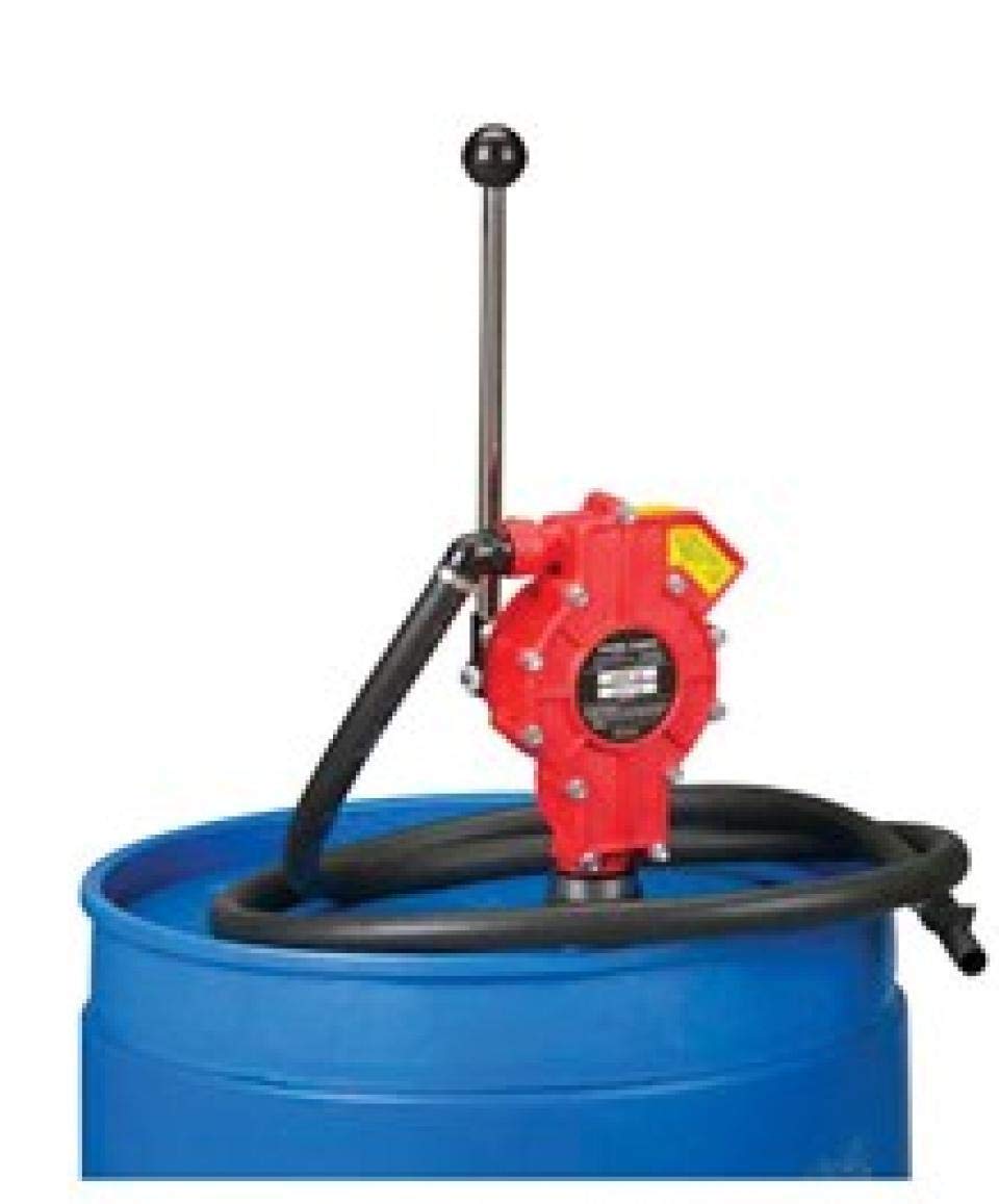 Pacer Bombas HPN 2A Bomba de tambor dispensadora manual con manguera de 8 pies