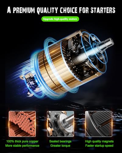 SCITOO Motor de arranque para arrancadores SND0210, apto para Lexus para GS300 1993-1997, para Lexus para SC300 1995-2000, para Toyota para Supra 1993-1998