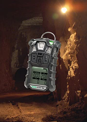 MSA 10178557 ALTAIR 4XR Detector multigas (O2, H2S, CO), color: carbón, monitor de gas portátil, duradero, de mano, aprobación UL/CSA, incluye solo instrumento