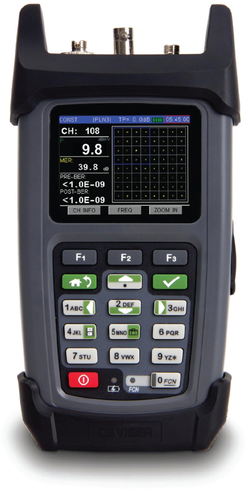 Deviser DS2460Q QAM Medidor de análisis (5MHz a 1220MHz)