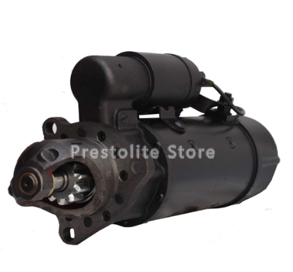 Motor de arranque MS7-501A original Prestolite Leece Neville, nuevo, 24 V, 11 dientes, paso de piñón 6/8 DP, rotación en sentido horario, 9 kW, con embrague húmedo.