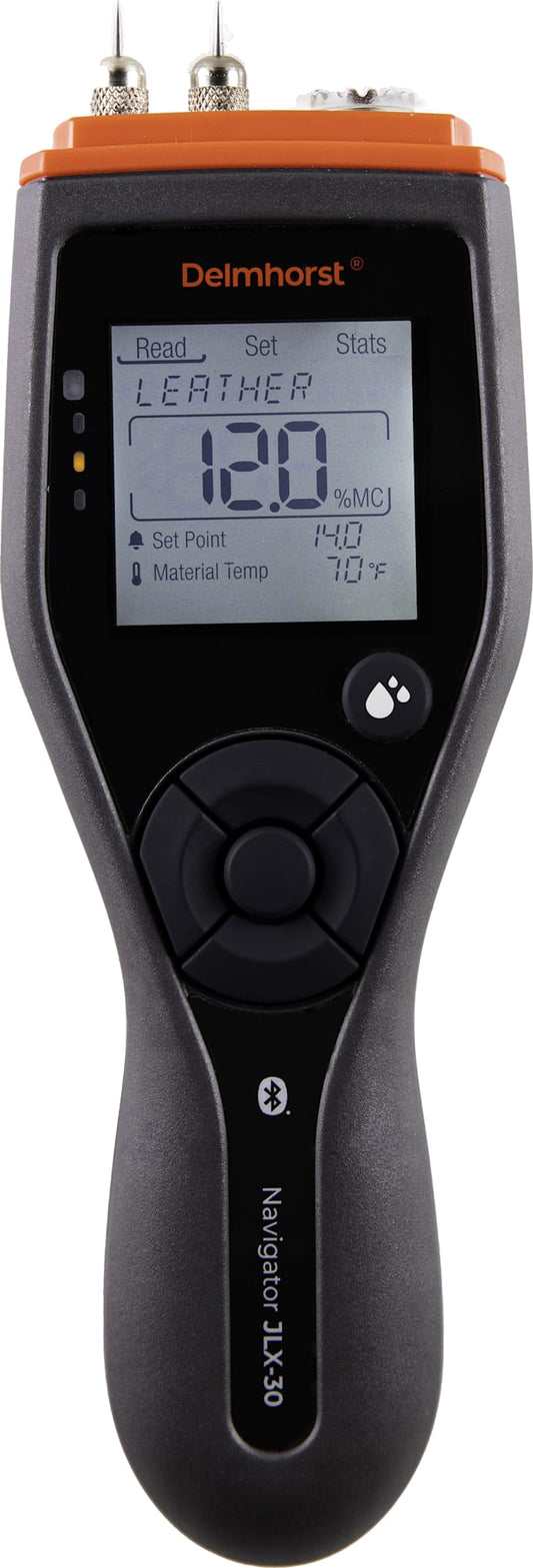 Delmhorst JLX-30W/CS - Medidor de humedad JLX-30 para cuero con estuche rígido.