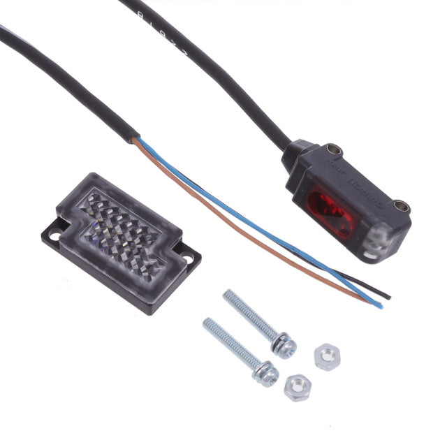 Omron Automation and Safety E3T-SR24R 2M E3T Retroreflectivo 0.394" ~ 7.874" (10mm ~ 200mm) Ajuste 1ms IP67, IEC