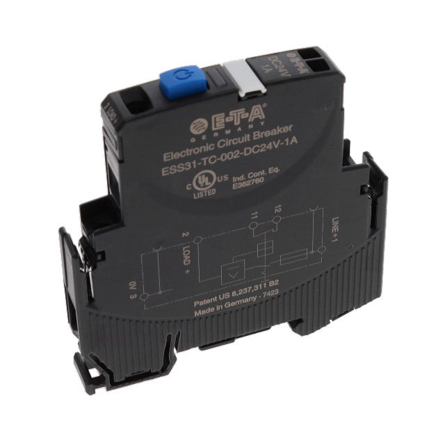 E-T-A ESS31-TC-002-DC24V-1A ESS31-T Riel DIN Estado sólido 1A