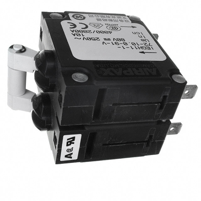 Sensata-Airpax IEGH11-1-72-10.0-91-V IEG Montaje en panel Magnético, (retardo hidráulico) 10A