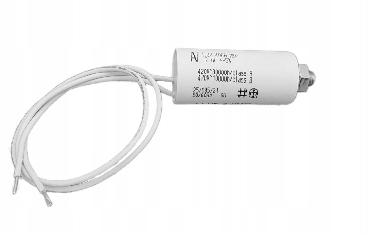 Arcotronics 1.27.4ACA Capacidad: 2,5uF Tolerancia/-5% Conexión a través de cable de 2 hilos CONDENSADOR