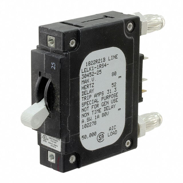 Sensata-Airpax LELK1-1RS4-30452-25 LEL Montaje en panel Magnético, (retardo hidráulico) 25A